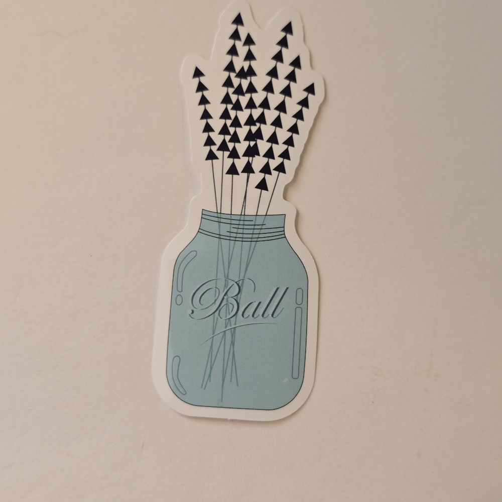 10/$10 Ball Jar Sticker